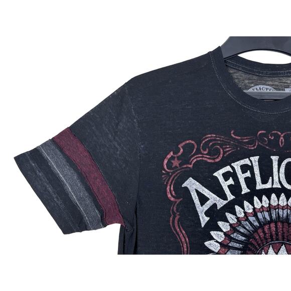 Affliction Live Fast Thermal Shirt XL Men’s Long Sleeve Graphic Black - Picture 8 of 16